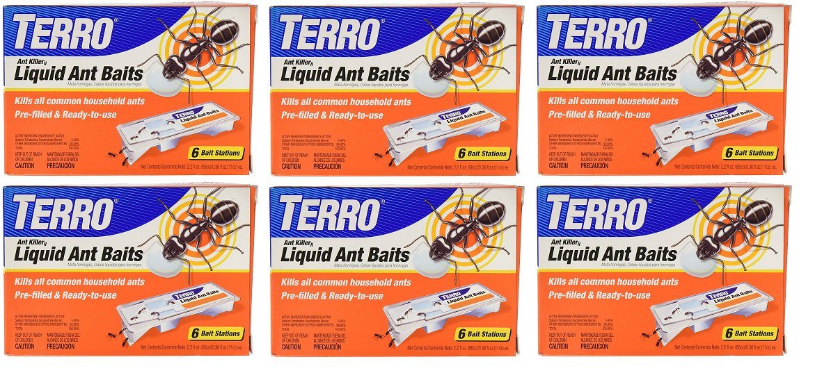 Terro T300-3 Ant Killer Liquid Ant Baits (6 Pack)