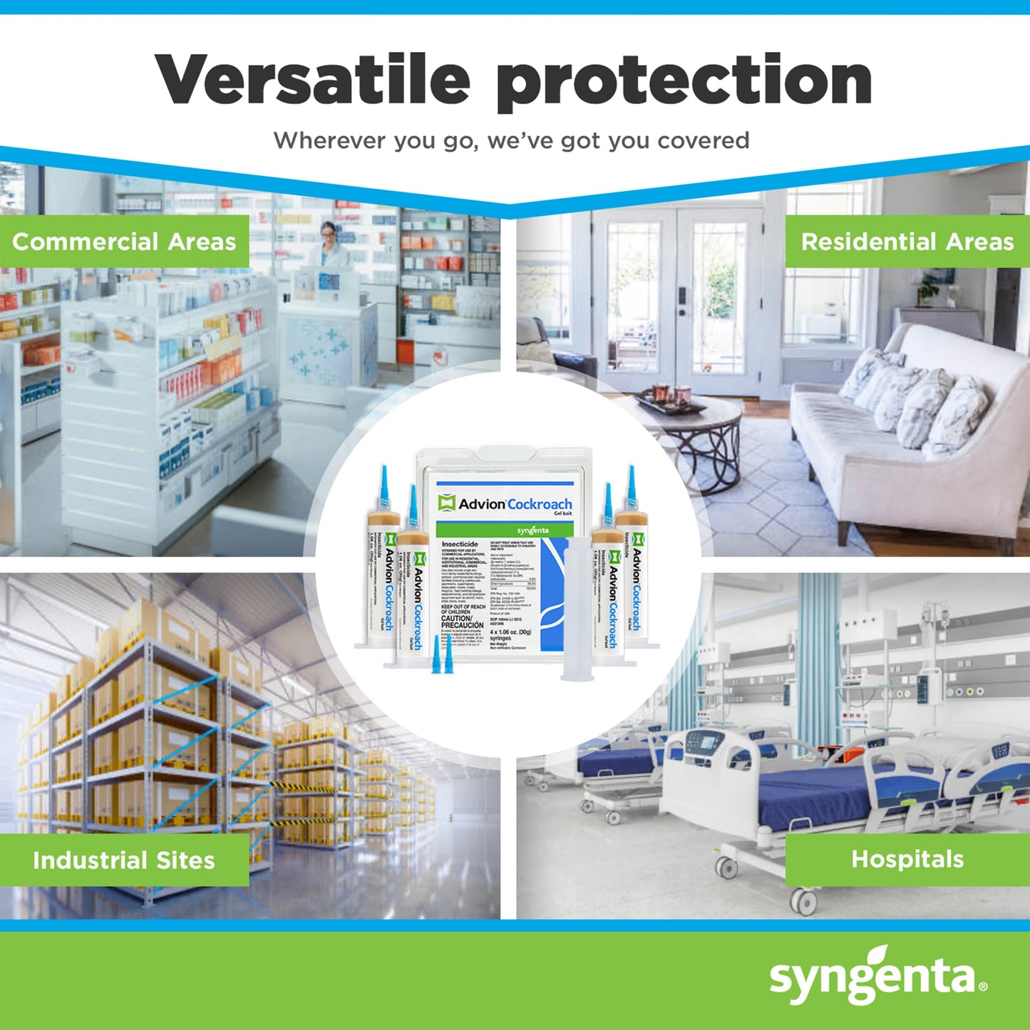 Advions Cockroach Gel Pack of 4 Tubes