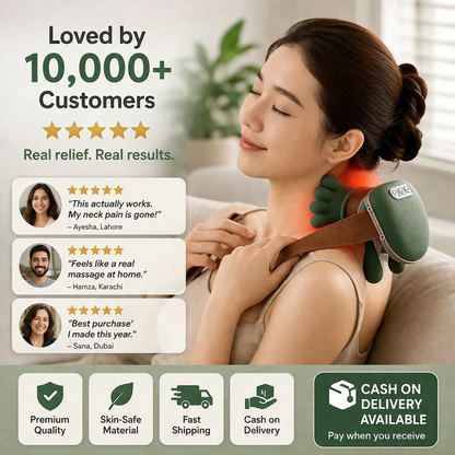 Heated Shoulder & Neck Massager — Pain Relief in Minutes